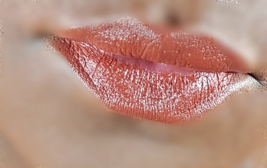 satin lipstick seduction