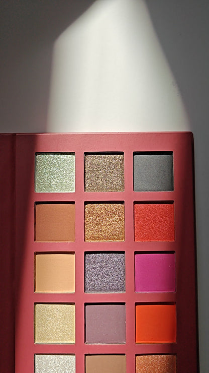 sunset pressed powder eyeshadow palette